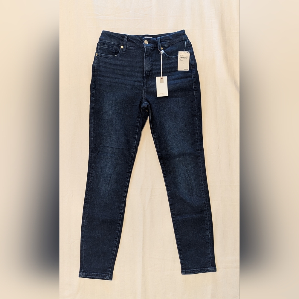 Good American Dark Indigo Skinny Jeans 6/28